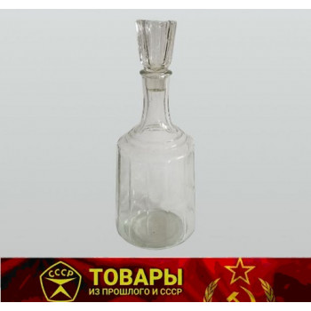Графин граненый с пробкой-рюмкой 1650мл (стекло)